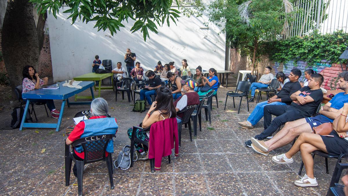 La muestra program 30 producciones sobre la realidad de las naciones ancestrales de Amrica Latina Foto Pablo Caprarulo 