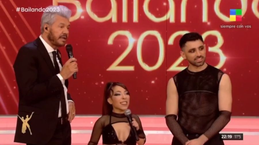 Marcelo Tinelli y Noelia Pompa en el Bailando 2023